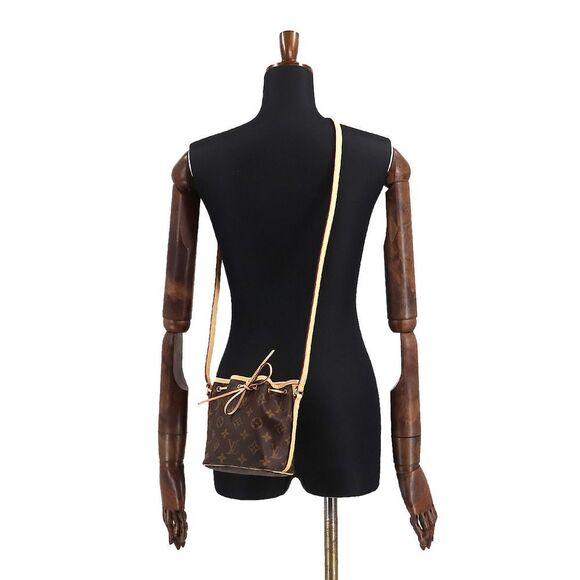 Louis Vuitton Monogram Nano Noe Shoulder Bag Brown - Picture 8 of 8